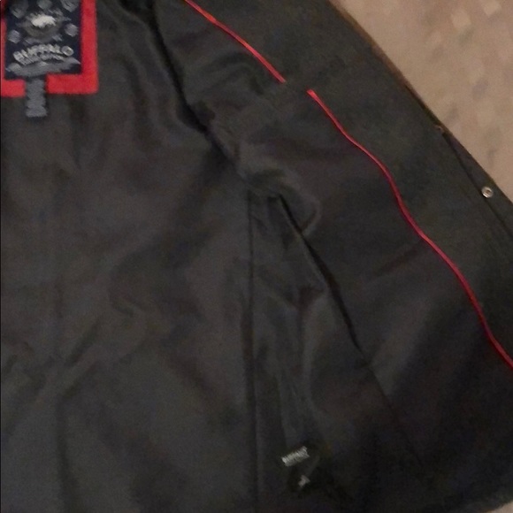 Buffalo David Bitton Wool military style overcoat. - Picture 4 of 9